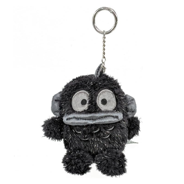 SANRIO Black Ugly Fish Henton Birthday Series MC Plush Keychain 14cm