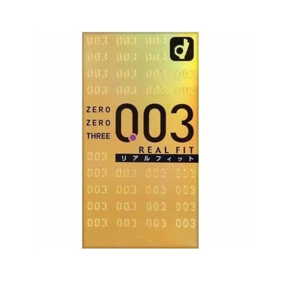 OKAMOTO gold 003 ultra thin condoms 10 pack