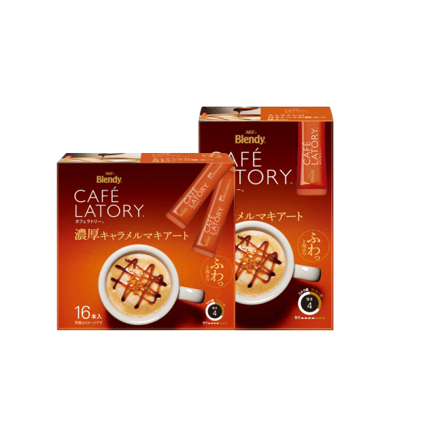 AGF Cafe Latory Instant Rich Caramel Macchiato 7 pcs/16 pcs