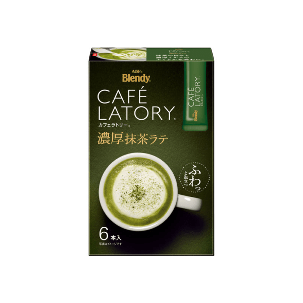 AGF Blendy CAFÉ LATORY Matcha Latte 13 g x 6 pcs