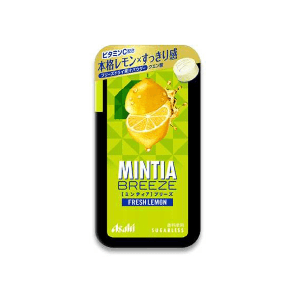 Asahi MINTIA BREEZE Cool Sensation Large-Grain Mint Candy – 30 Pieces, Multiple Flavors Available