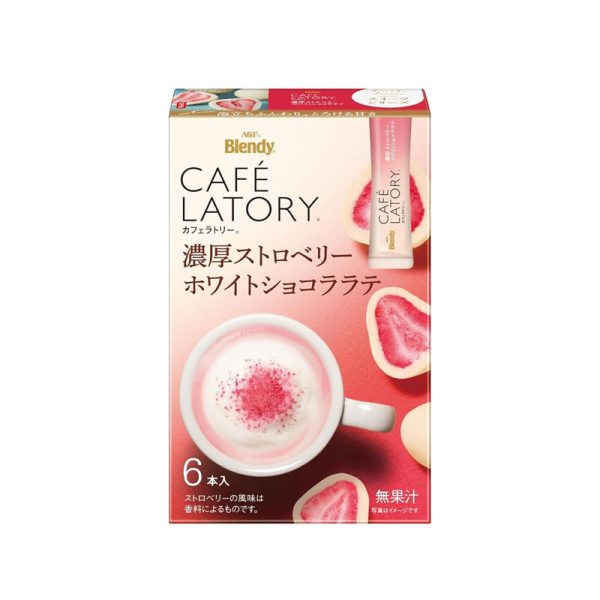 AGF Blendy Cafe Latory Rich Latte Coffee  Multiple Flavors Available 6 Pack