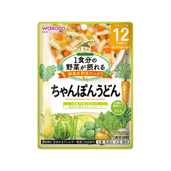 WAKODO Baby Food Vegetable Intake Mixed Noodles 1 Year+ 100g