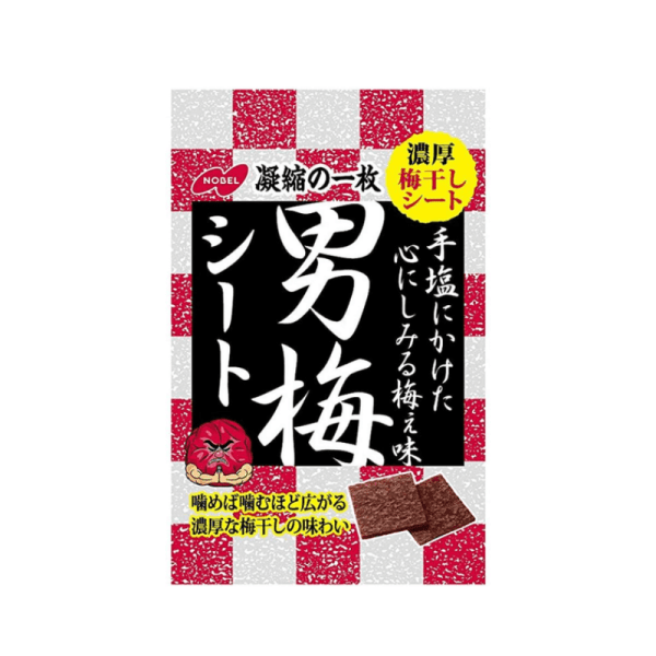 NOBEL Otoko Ume Plum Candy Sheet 27 g