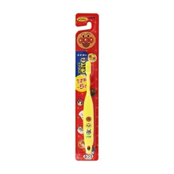 LION Anpanman Children’s Toothbrush for 1.5-5 years old, 1 pack