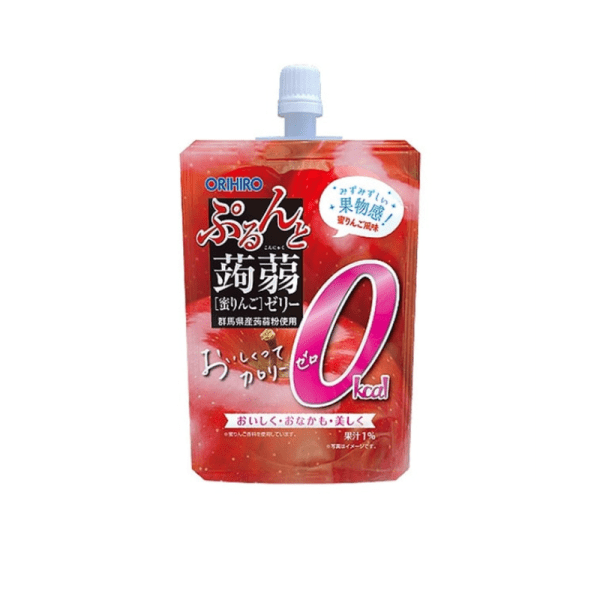 ORIHIRO Purunto 0-Calorie Konjac Jelly (Apple Flavor) 130 g