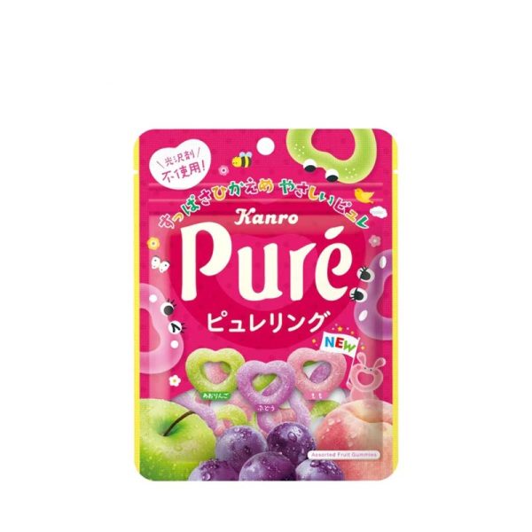 KANRO Pure Ring Gummy Candy 156 g