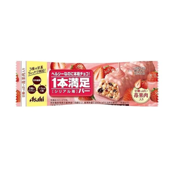 Asahi Ippon Manzoku Cereal Bar Multiple flavors available 37 g
