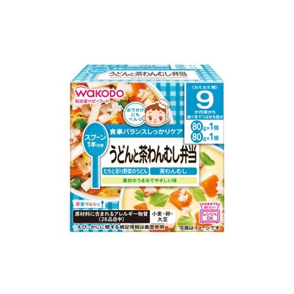 WAKODO Baby Food Assorted Bento (Ages 9 months+)