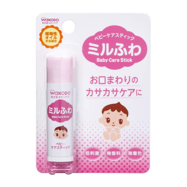 WAKODO Baby Plant Oil Moisturizing Lip Balm Edible 5g