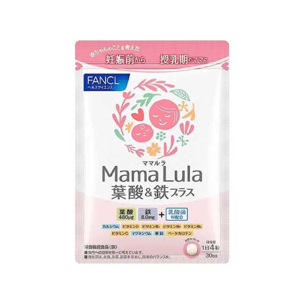 FANCL Mama Lula Folic Acid & Iron Plus 120pcs