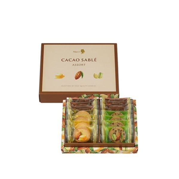 Mary Chocolate Co. Cacao Sablé Cookie Assortment 14 pcs