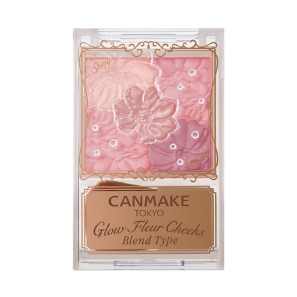 CANMAKE Jingtian Pearlescent Petals Five-color Blush Multi-color Optional
