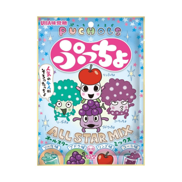 UHA Puccho Gummy All Star Mix 88 g