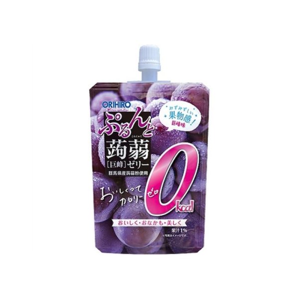 ORIHIRO 0-Calorie Purunto Kyoho Grape Konjac Jelly 130 g (Best Before November 1, 2024)