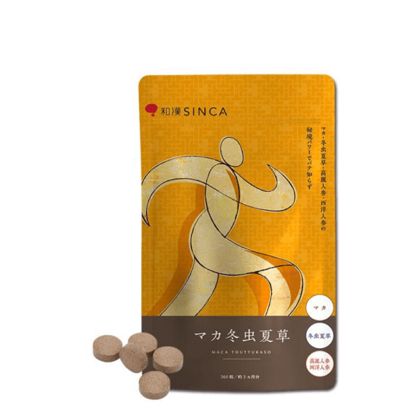 SINCA Maca Cordyceps Sinensis Ginseng Tablets 360 tablets