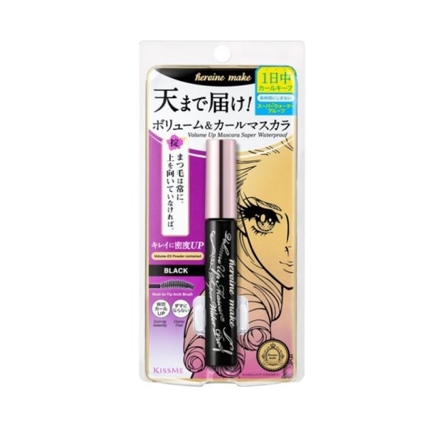 KISSME Heroine Makeup SP Volume UP Mascara Super WP01 Black 6g