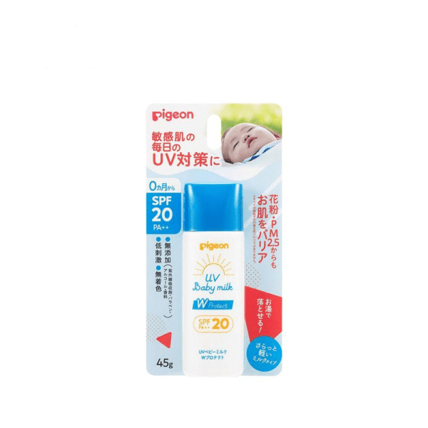 PIGEON UV Baby Water Milk SPF20/PA++ 45 g