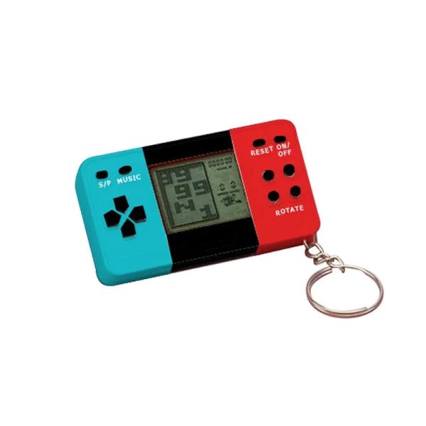 YD-3436 Mini Game Keychain Dual Tone Handheld Mini Game
