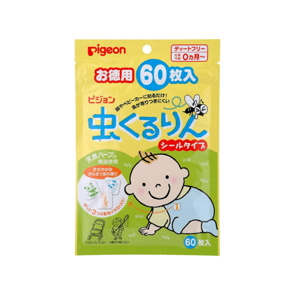 PIGEON Insect Repellent Stickers 60 pcs