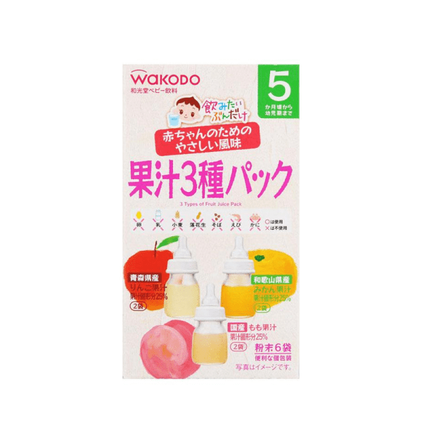 WAKODO Baby Roasted Tea Powder Drink 5 Months Plus 6 Packs