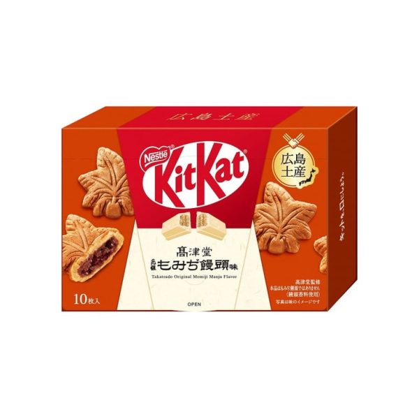 Nestlé KitKat, Takatsudo Ganso Maple Bun Flavor Chocolate Wafer Biscuits, 10 Pieces