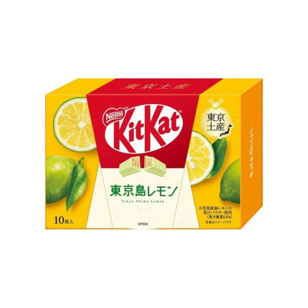 Nestle KitKat KitKat Tokyo Island Lemon Chocolate Waffer Biscuits 10 Pack