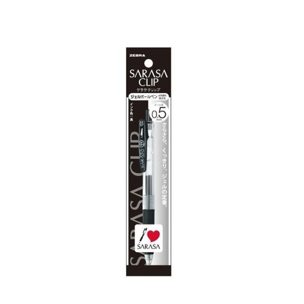 ZEBRA P-JJ15-BK Water-Based Pen, Black, 0.5mm