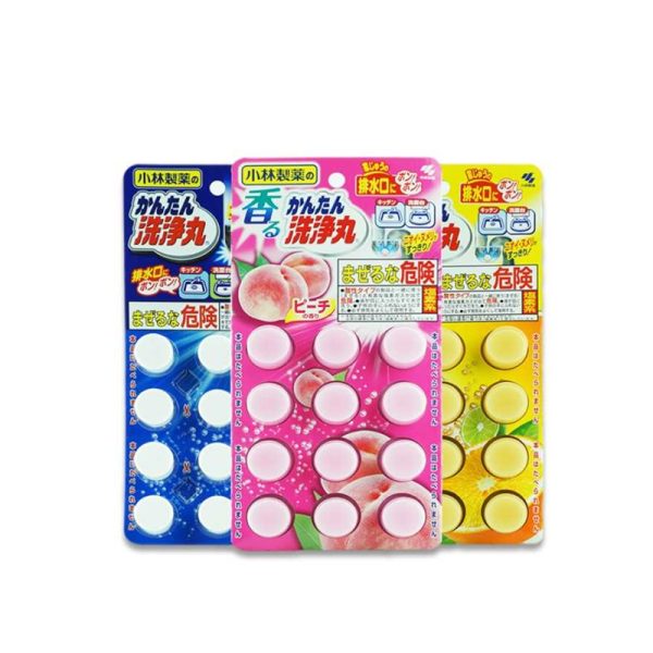KOBAYASHI Easy Drain Cleaner Tablets 12 pcs