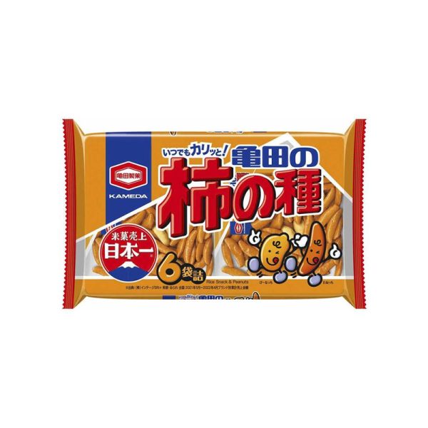 Kameda Seika Persimmon & Peanut Snacks 6 packs 180g