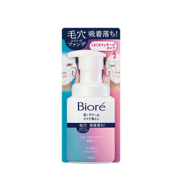 KAO Biore Foam Cream Makeup Dropper Body 210ml