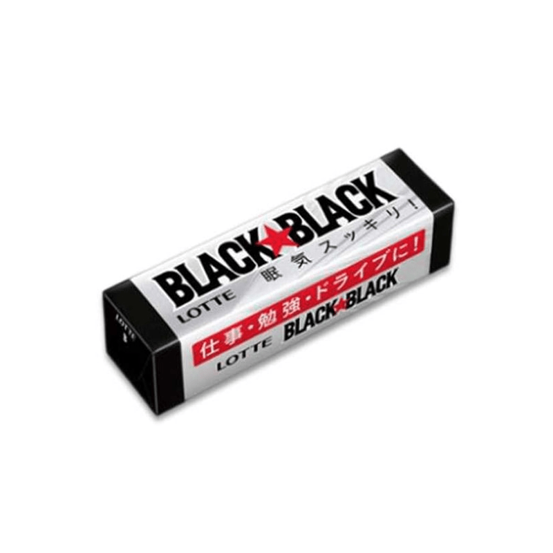 LOTTE Black Black Gum, 9pcs 15 pks