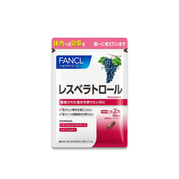 FANCL Resveratrol Antioxidant Supplements 60 pcs