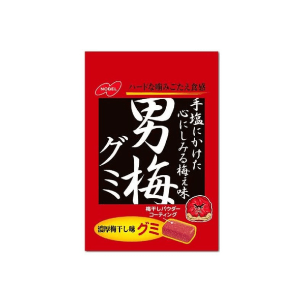 NOBEL Otoko Ume Plum Gummy Candy 38 g