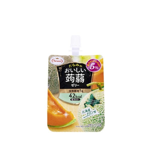 TARAMI Delicious Konjac Jelly (Hokkaido Melon Flavor) 150 g