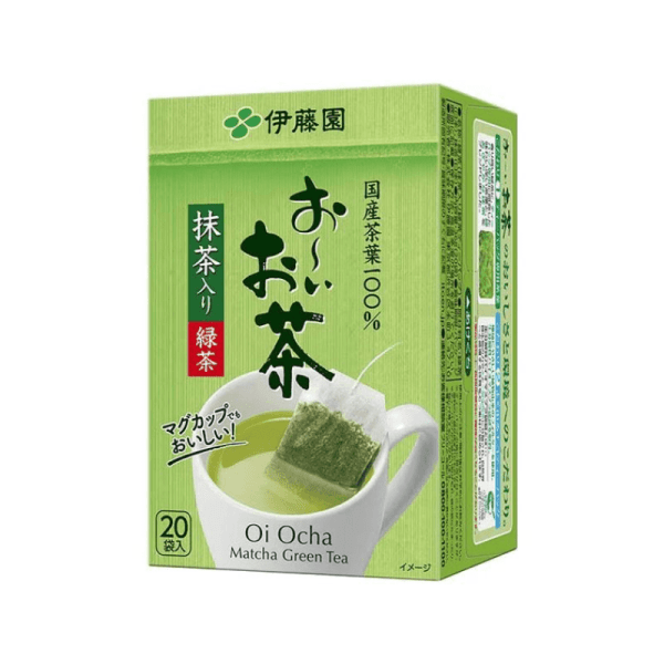 ITO EN Oi Ocha Green Tea with Matcha, 1.8g × 20 Bags