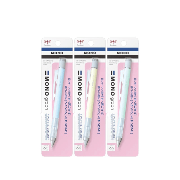 Tombow MONO Mechanical Pencil 0.5mm, Macaron Colors Available Multiple Options
