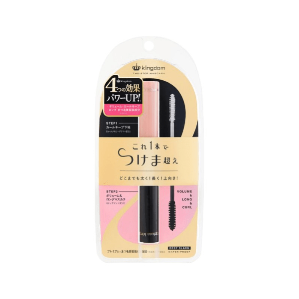 KINGDOM Two-Step Mascara WP (Mascara: 4.4 g, Lash Primer: 3.0 g)
