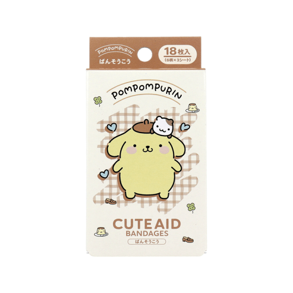 SANRIO Character Series Band-Aids – 18 Patches in 6 Different Designs