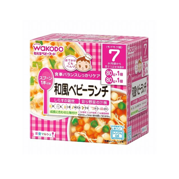WAKODO Baby Japanese Style Lunch Baby Food 7 Months+ 160g