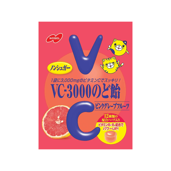 NOBEL VC-3000 Pink Grapefruit Lozenges 90 g