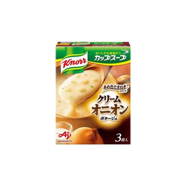 AJINOMOTO Knorr Cup Soup Cream Onion Potage 3 bags per box