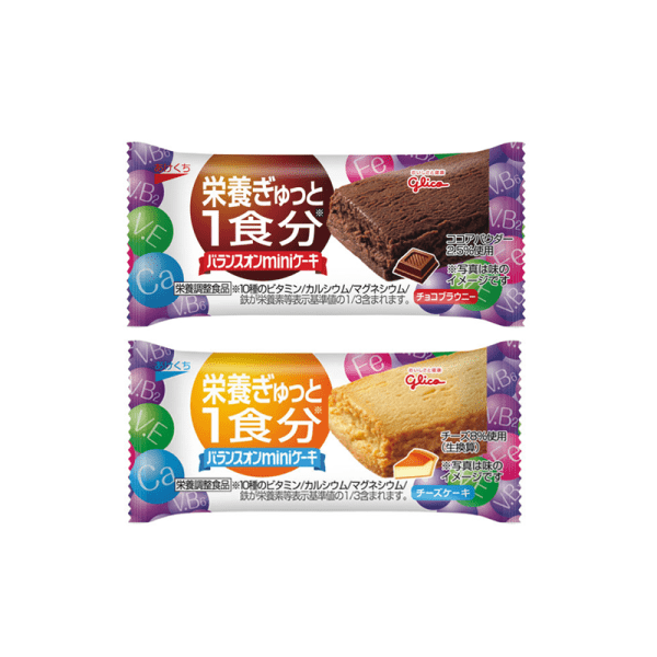 GLICO Low-Calorie Meal Replacement Cookies & Mini Cakes, Two Flavors Available