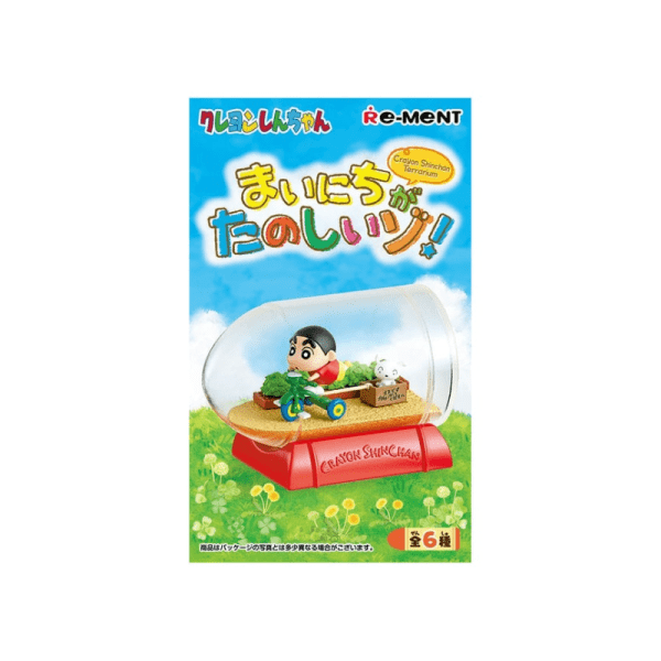RE-MENT Crayon Shin-chan Drift Bottle Blind Box – 6 designs available (randomly selected).