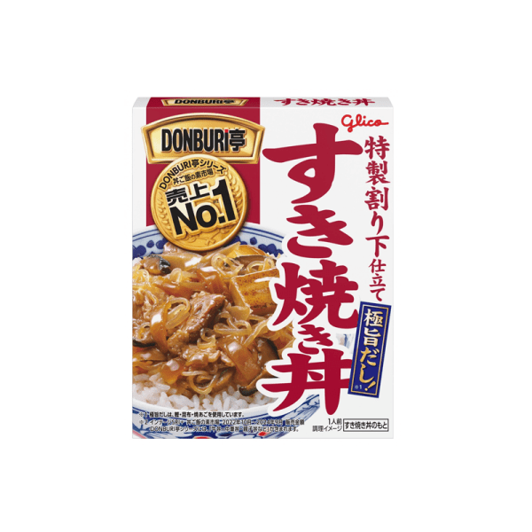 Glico Donburitei Instant Sukiyaki-don 170 g