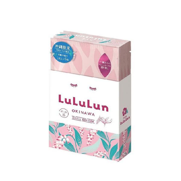 LULULUN Okinawa Limited Sheet Mask Shell Ginger/Aloe Scent 5 Sheets