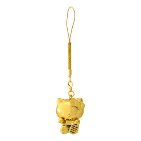 SANRIO Gold Lucky Keychain – Two Options Available