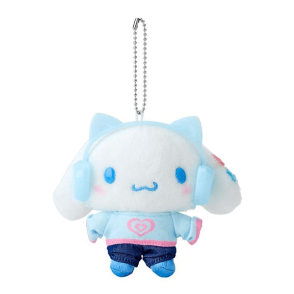 SANRIO HPOPS Headphone Series Plush Keychains – Multiple Styles Available