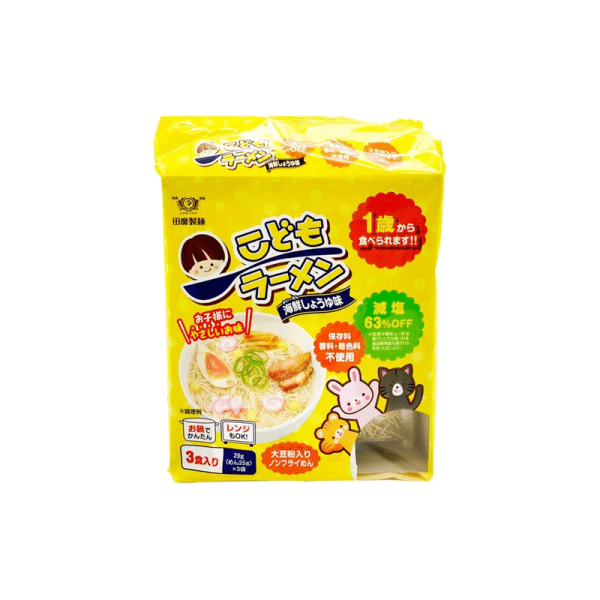 Tanabiki Seimin Seafood Shoyu Ramen for Kids 3 pcs