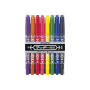 ZEBRA MCF-8C Dual-Ended Ultra-Fine Oil-Based Pen 8 Colors